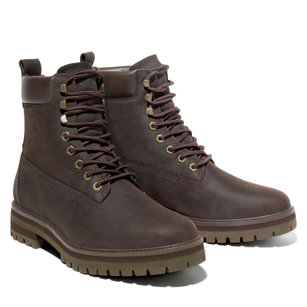 Bota Neve Masculino - Timberland Courma Guy Impermeavel - IQKBU0273 - Marrom Escuro
